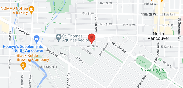 map of 420 W 6TH STREET